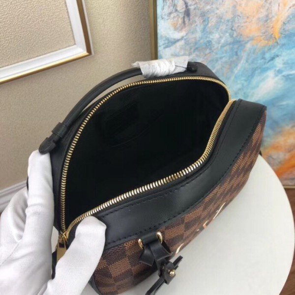 Replica Louis Vuitton Santa Monica Bag Damier Ebene N40189 BLV075