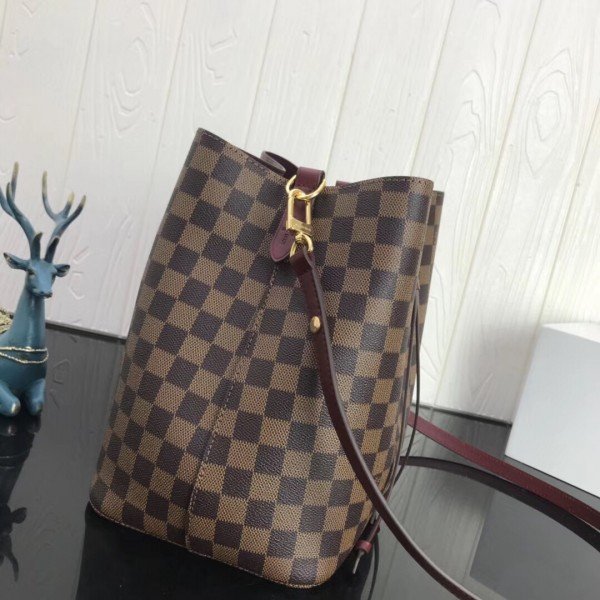 Replica Louis Vuitton Neonoe Bag Damier Ebene N40214 BLV100