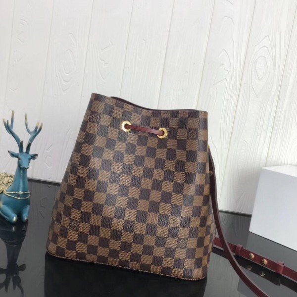Replica Louis Vuitton Neonoe Bag Damier Ebene N40214 BLV100