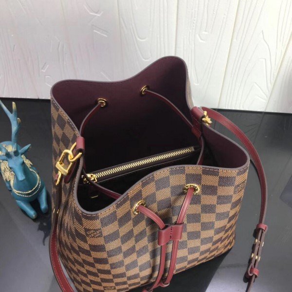 Replica Louis Vuitton Neonoe Bag Damier Ebene N40214 BLV100