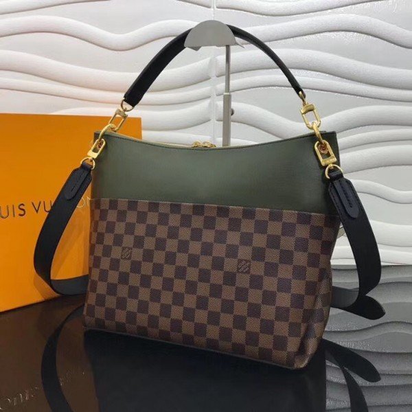 Replica Louis Vuitton Maida Hobo Bag Damier Ebene N40366 BLV091