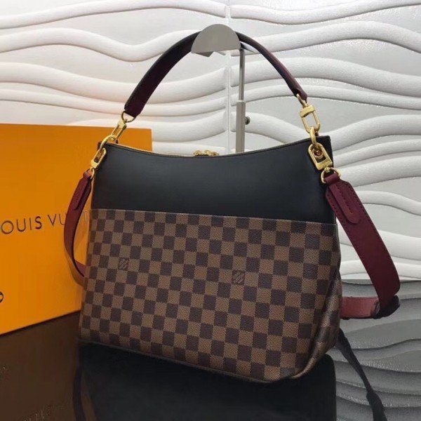 Replica Louis Vuitton Maida Hobo Bag Damier Ebene N40369 BLV090