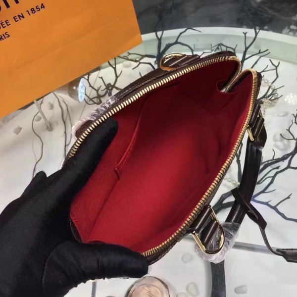 Replica Louis Vuitton Alma BB Bag Damier Ebene N41221 BLV116