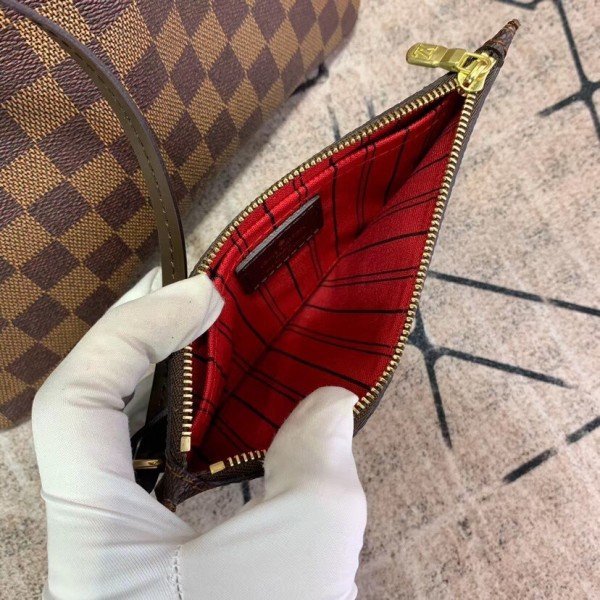 Replica Louis Vuitton Neverfull PM Bag Damier Ebene N41359 BLV098