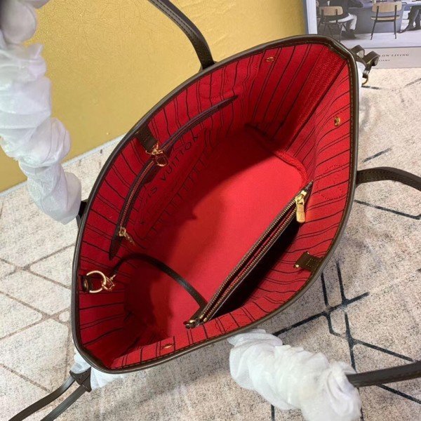 Replica Louis Vuitton Neverfull PM Bag Damier Ebene N41359 BLV098