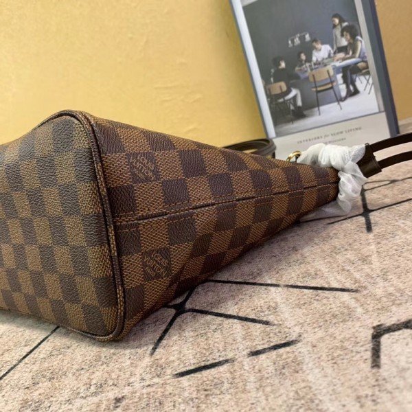 Replica Louis Vuitton Neverfull PM Bag Damier Ebene N41359 BLV098