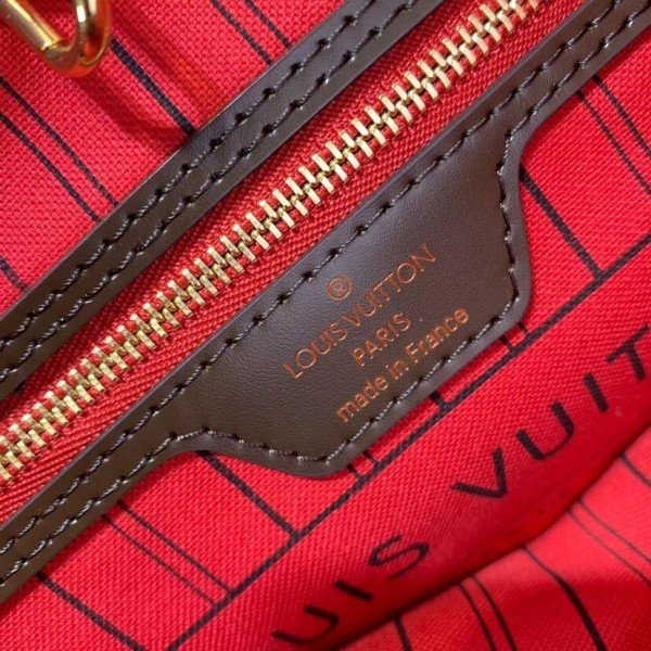 Replica Louis Vuitton Neverfull PM Bag Damier Ebene N41359 BLV098