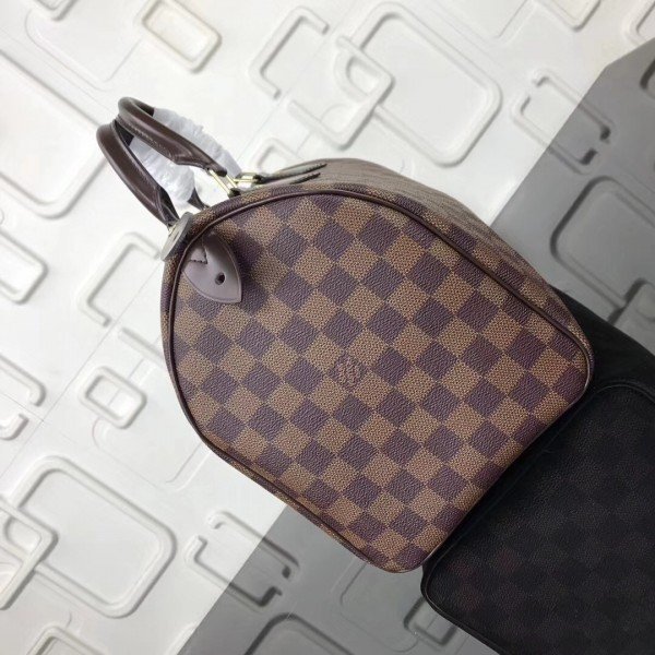Replica Louis Vuitton Speedy 30 Bag Damier Ebene N41364 BLV112