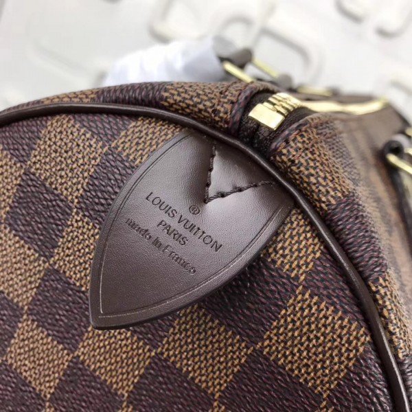 Replica Louis Vuitton Speedy 30 Bag Damier Ebene N41364 BLV112