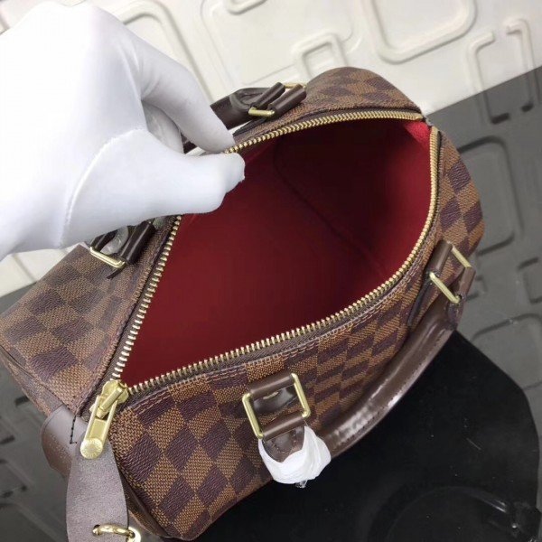 Replica Louis Vuitton Speedy 25 Bag Damier Ebene N41365 BLV107