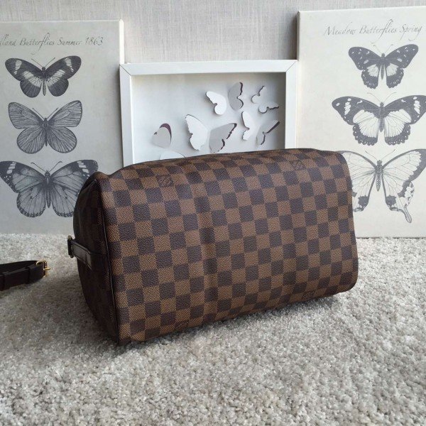 Replica Louis Vuitton Speedy Bandouli??re 30 Damier Ebene N41367 BLV110