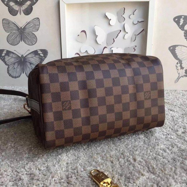 Replica Louis Vuitton Speedy Bandouli??re 25 Damier Ebene N41368 BLV109
