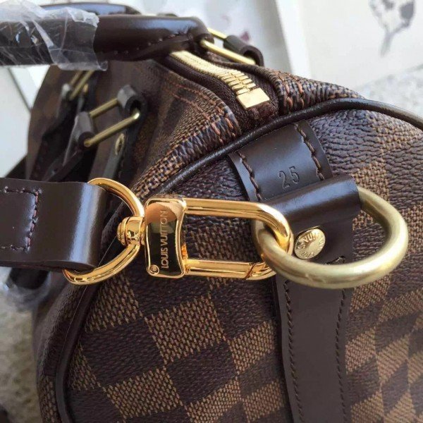 Replica Louis Vuitton Speedy Bandouli??re 25 Damier Ebene N41368 BLV109