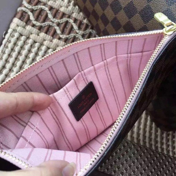 Replica Louis Vuitton Neverfull MM Bag Damier Ebene N41603 BLV105