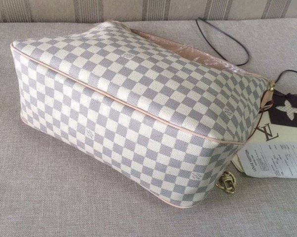 Replica Louis Vuitton Delightful MM Bag Damier Azur N41607 BLV066