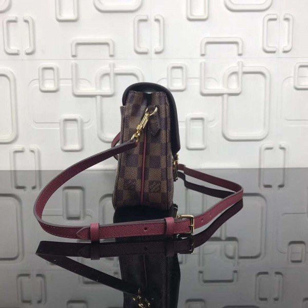 Replica Louis Vuitton Clapton PM Bag Damier Ebene N42442 BLV119
