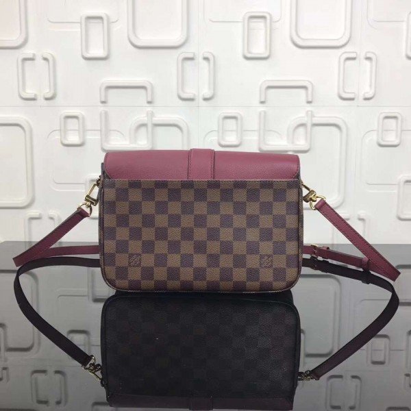 Replica Louis Vuitton Clapton PM Bag Damier Ebene N42442 BLV119
