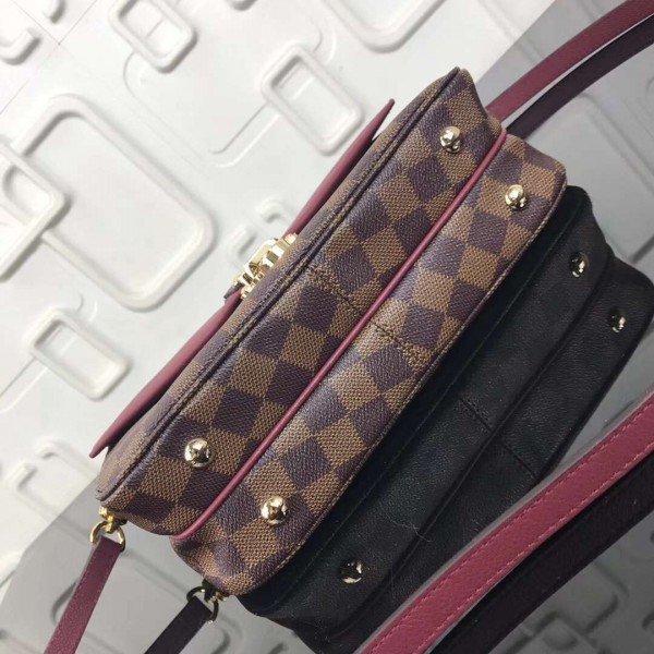 Replica Louis Vuitton Clapton PM Bag Damier Ebene N42442 BLV119