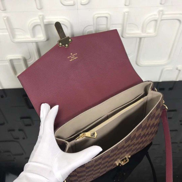 Replica Louis Vuitton Clapton PM Bag Damier Ebene N42442 BLV119