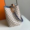 Replica Louis Vuitton Damier Azur NeoNoe MM With Braided Strap N50042 BLV044