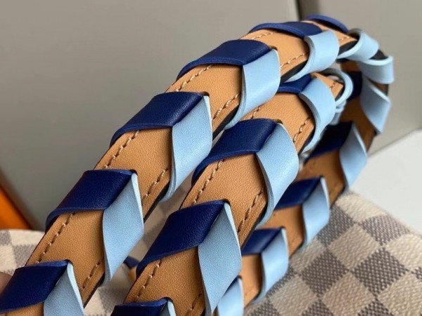 Replica Louis Vuitton Damier Azur NeoNoe MM With Braided Strap N50042 BLV044