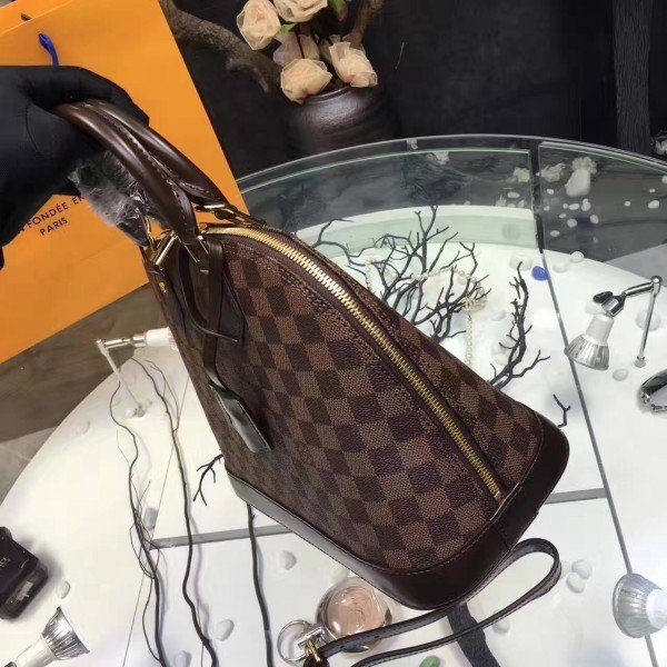 Replica Louis Vuitton Alma PM Bag Damier Ebene N53151 BLV126