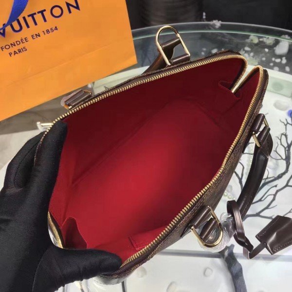 Replica Louis Vuitton Alma PM Bag Damier Ebene N53151 BLV126
