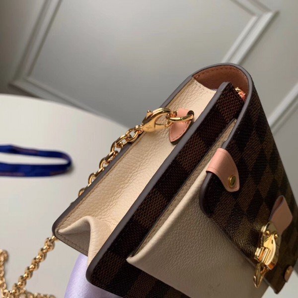 Replica Louis Vuitton Vavin Chain Wallet Damier Ebene N60237 BLV081