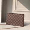Replica Louis Vuitton Croisette Chain Wallet Damier Ebene N60287 BLV093