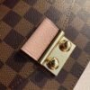 Replica Louis Vuitton Croisette Chain Wallet Damier Ebene N60287 BLV093