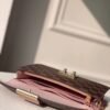 Replica Louis Vuitton Croisette Chain Wallet Damier Ebene N60287 BLV093