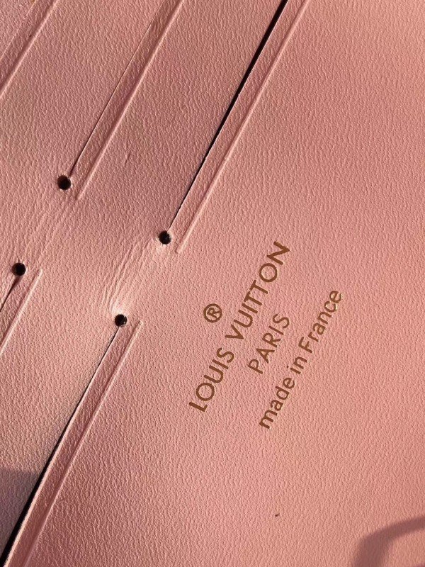 Replica Louis Vuitton Croisette Chain Wallet Damier Ebene N60287 BLV093