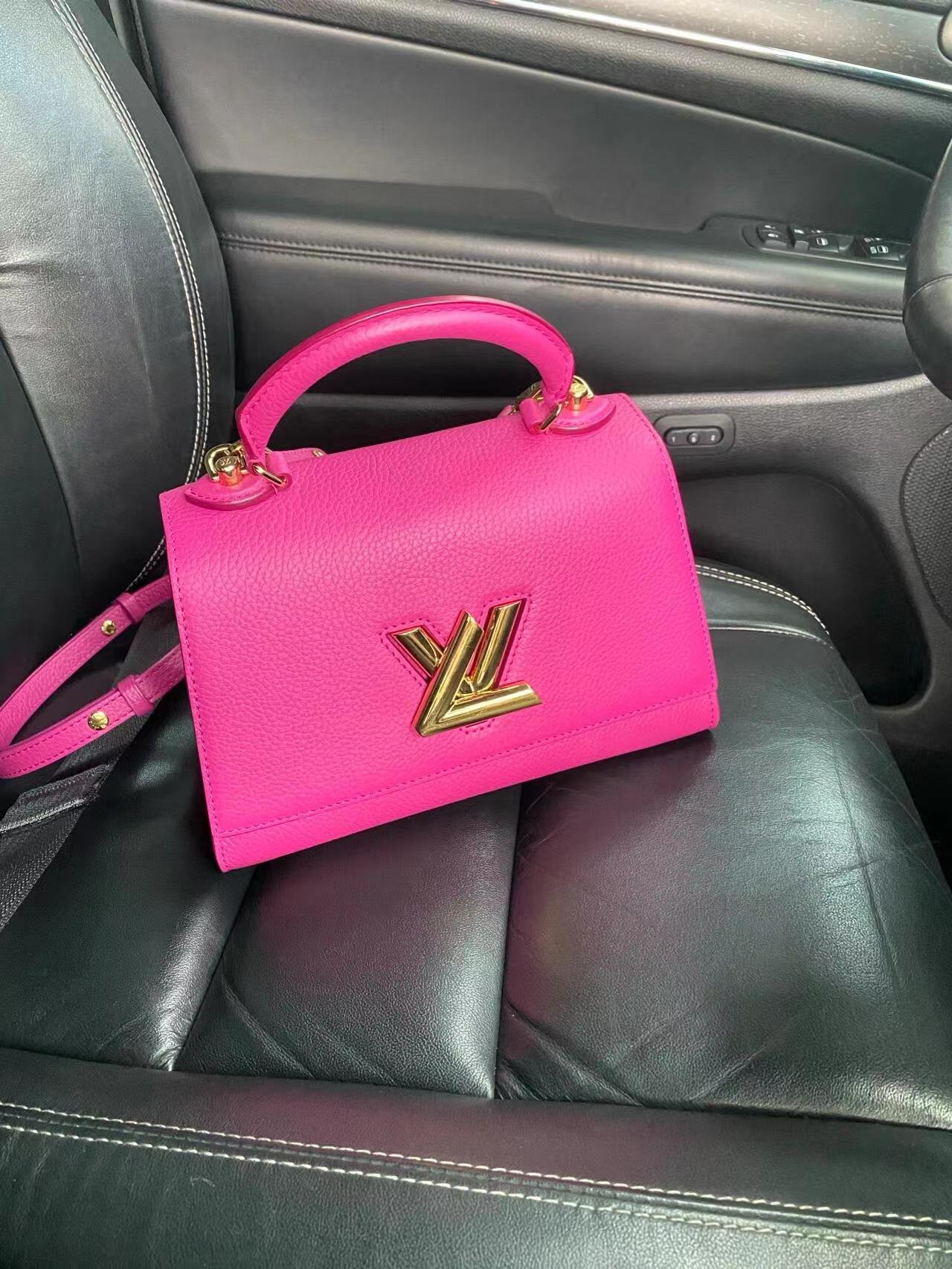 Replica Louis Vuitton Twist One Handle PM Orchidee Bag M57096 BLV677 photo review