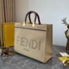 wsxc1717820380261_1 REPLICA FENDI 8BH372 FENDI LARGE SUNSHINE SHOPPER BAG APRICOT LEATHER